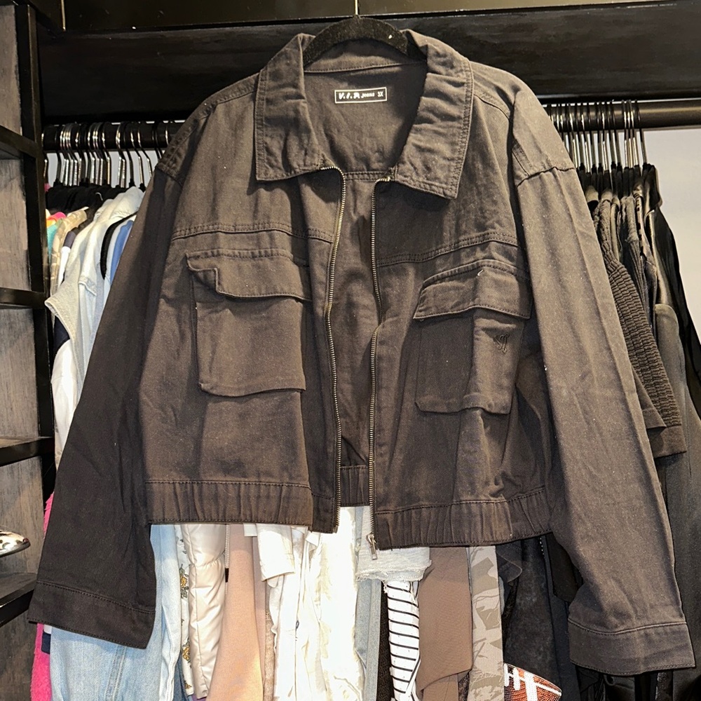 Women’s Black Denim Jacket